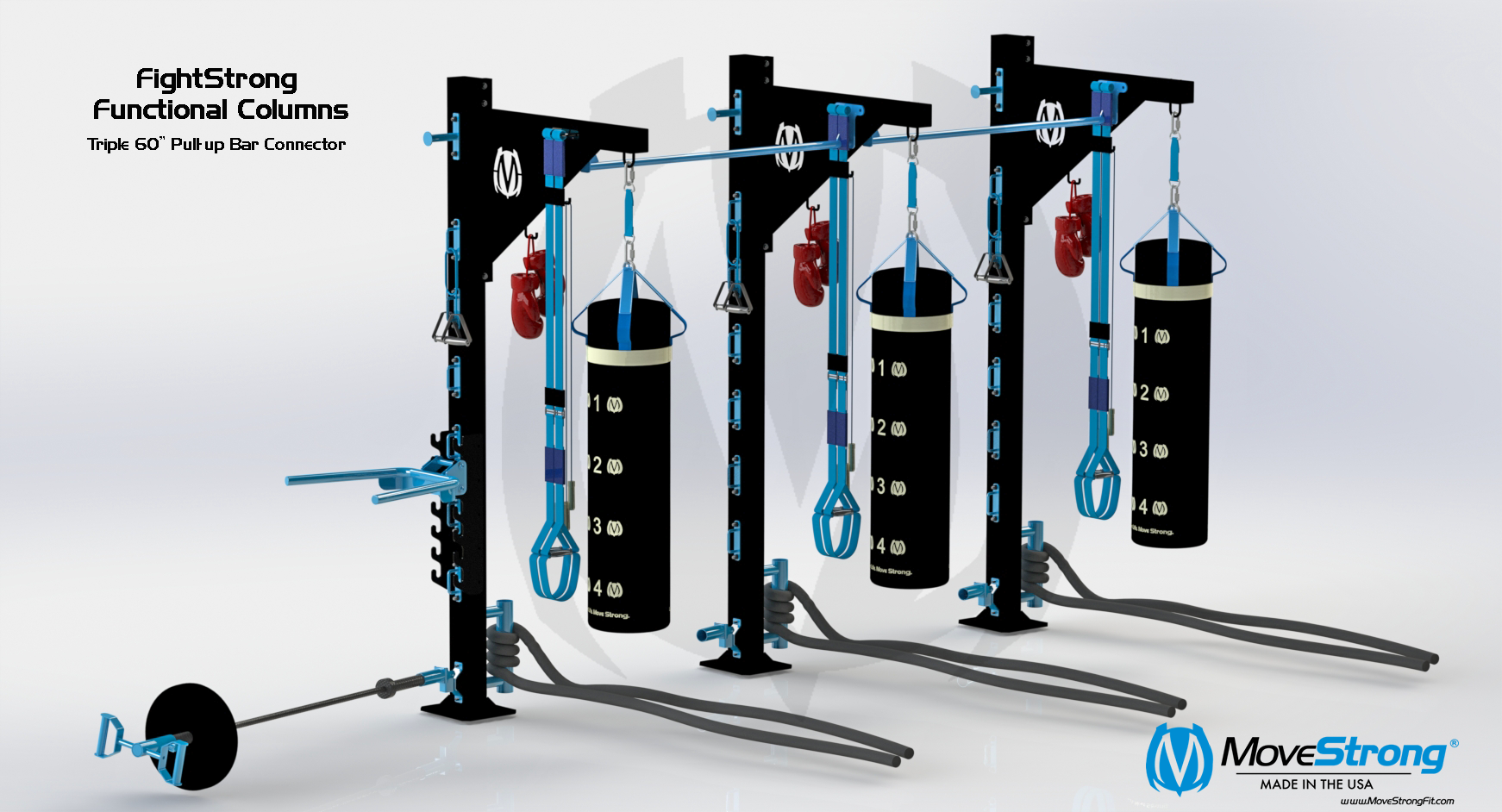FightStrong Exclusive Punching Bag Setup For Gyms